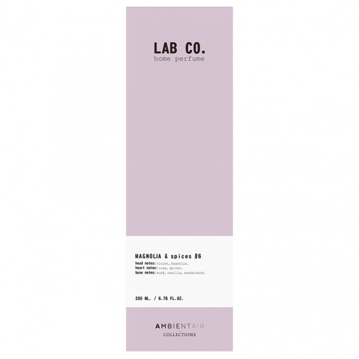 Диффузор ароматический Lab Co, Magnolia&Spices, 200 мл