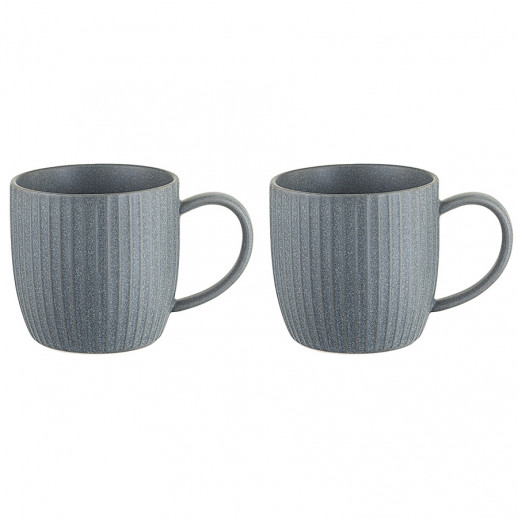 Набор кружек Soft Ripples, 350 мл, серые, 2 шт.