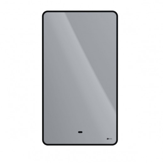 Зеркало Lemark MIOBLACK 45х80 см с интерьерной подсветкой, с подогревом LM45ZM-black